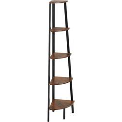 tectake Corner Portland Book Shelf