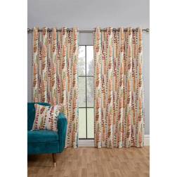 Santa Maria Rumba Curtains 90x72 Ready Lined Eyelet