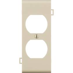 Leviton PSC8-T Light Almond Duplex Receptacle Sectional Center Wall Plate