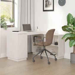 vidaXL massivt Skrivebord