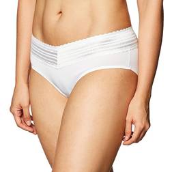 Warner's No Pinching No Problems Dig Free Lace Hipster - White