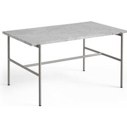 Hay Rebar Ø49 Gray Marble Coffee Table