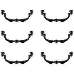 Renovators Supply Wrought iron Drawer Bail Drop Style Pack of 6