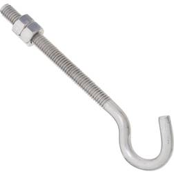 National Hardware Zinc-Plated Silver Steel Hook Bolt