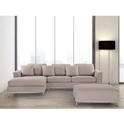 Beliani Modern Linen Sofa