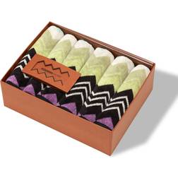 Missoni Home Giacomo 6-pak Gæstehåndklæde Grå, Multifarve, Orange