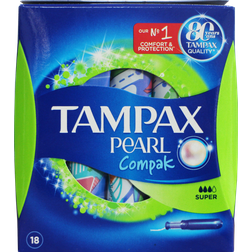 Tampax Pearl Compak Super 18 pz