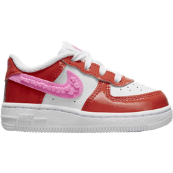 NIKE Force 1 LV8 TD - Picante Red/White/Pink Spell