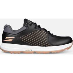 Skechers Women's Arch Fit GO GOLF Elite GF Shoes Black/Rose Gold Synthetic/Textile