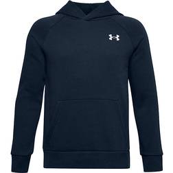 Under Armour Boy's Rival Cotton Hoodie - Academy/Onyx White (1357591-408)