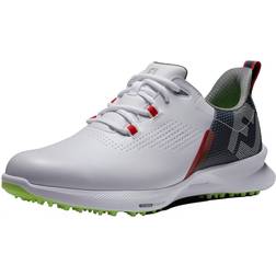 FootJoy Fuel Vandtætte Herre Golfsko Uden Spikes White/Navy/Lime Normal