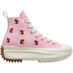 Converse Run Star Hike Platform Embroidered Floral W - Sunrise Pink/University Red