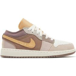 NIKE Air Jordan 1 Low SE Craft GS - Taupe Haze/Mint Foam/Celestial Gold/Fossil Stone/Sail