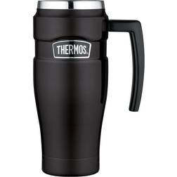 Thermos Stainless King With Handle Matt Black Bicchiere da viaggio 47cl