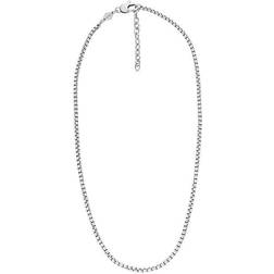 Fossil Ellis Core Chain Necklace - Silver