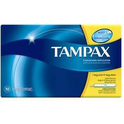 Tampax Cardboard Regular Unscented 10-pack