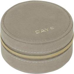 Day Et Zip Round Jewelry Box - Beige