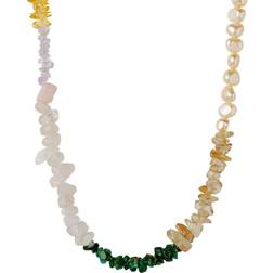 Stine A Crispy Coast Necklace Pacific Colors with Pearls & Gemstones Halsband Multi One