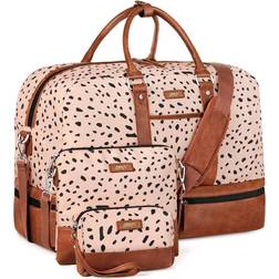 IBFUN Large Overnight Weekender Bag - Aa20-Pink