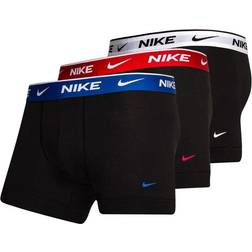 Nike Kalsonger 3-pack Svart/Röd/Vit/Blå Svart