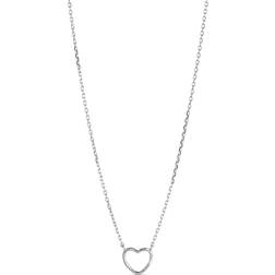 ENAMEL Copenhagen Organic Heart Necklace Silber Sterling 925 400 450