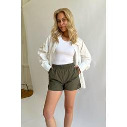 Noisy May Hög Midja Shorts Grön