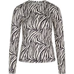 BZR ReginaBZ Crew neck blouse Zebra print