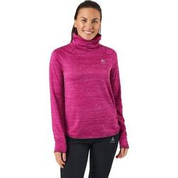 Odlo Run Easy Warm Mellemlag Damer, pink Løbeshirt 2022