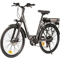 Nilox Elcykel J5 Plus Grå Svart/Grå 25 km/h 26"