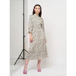 Bruuns Bazaar AcaciaBBClarena dress White Cream AOP