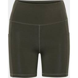 Boody High-Waist Shorts Dark Olive Motivate