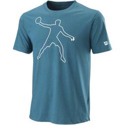 Wilson Bela Tech T-shirt II Blue Coral