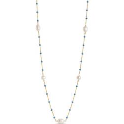 ENAMEL Copenhagen Lola Perlita Necklace Cornflower
