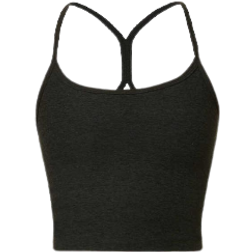 Beyond Yoga Spacedye Slim Racerback Cropped Tank Top - Darkest Night