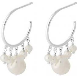 Pernille Corydon Bay Hoops Silver Sterling 925