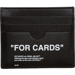 Off-White Quote Credit Card holder - Black