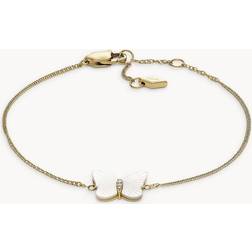 Fossil JF04425710 Mother Of Pearl Butterfly Bracelet J49320