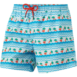 Happy Socks Badebukser Palm Beach Swim Shorts - Blå