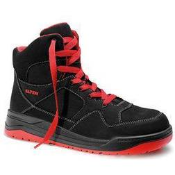 Elten Sicherheitsschnürstiefel MAVERICK black-red Mid ESD S3, Größe