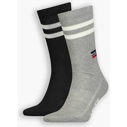 Levi's normal geschnittene Sportswear Socken mit Streifen – 2er Pack Mehrfarbig