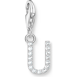 Thomas Sabo Bokstav U med Vita Stenar Berlock