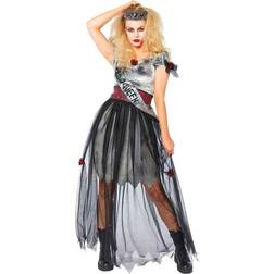 Amscan Adults Prombie Queen Halloween Fancy Dress Costume 14-16