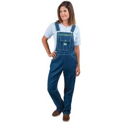 Liberty Women's Denim Bib Overalls Stonewashed Indigo Blue