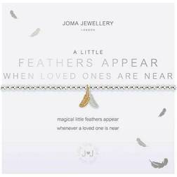 Joma Jewellery little feathers appear when loved ones are near silver plated