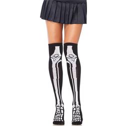 Leg Avenue Womens Skeleton Knee Socks