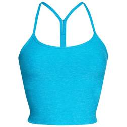 Beyond Yoga Spacedye Slim Racerback Cropped Tank Top - Blue Glow Heather