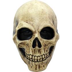 Ghoulish Productions Bone Skull Mask Black Brown One Size