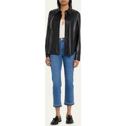 Frame Le High Straight Jeans - Blue