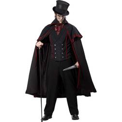 California Costumes Men's Victorian Jack the Ripper Costume Black L