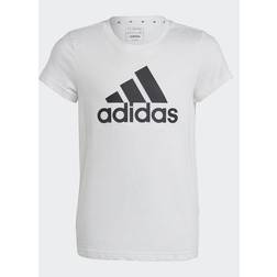 adidas Essentials Big Logo Cotton Tee - Vit
